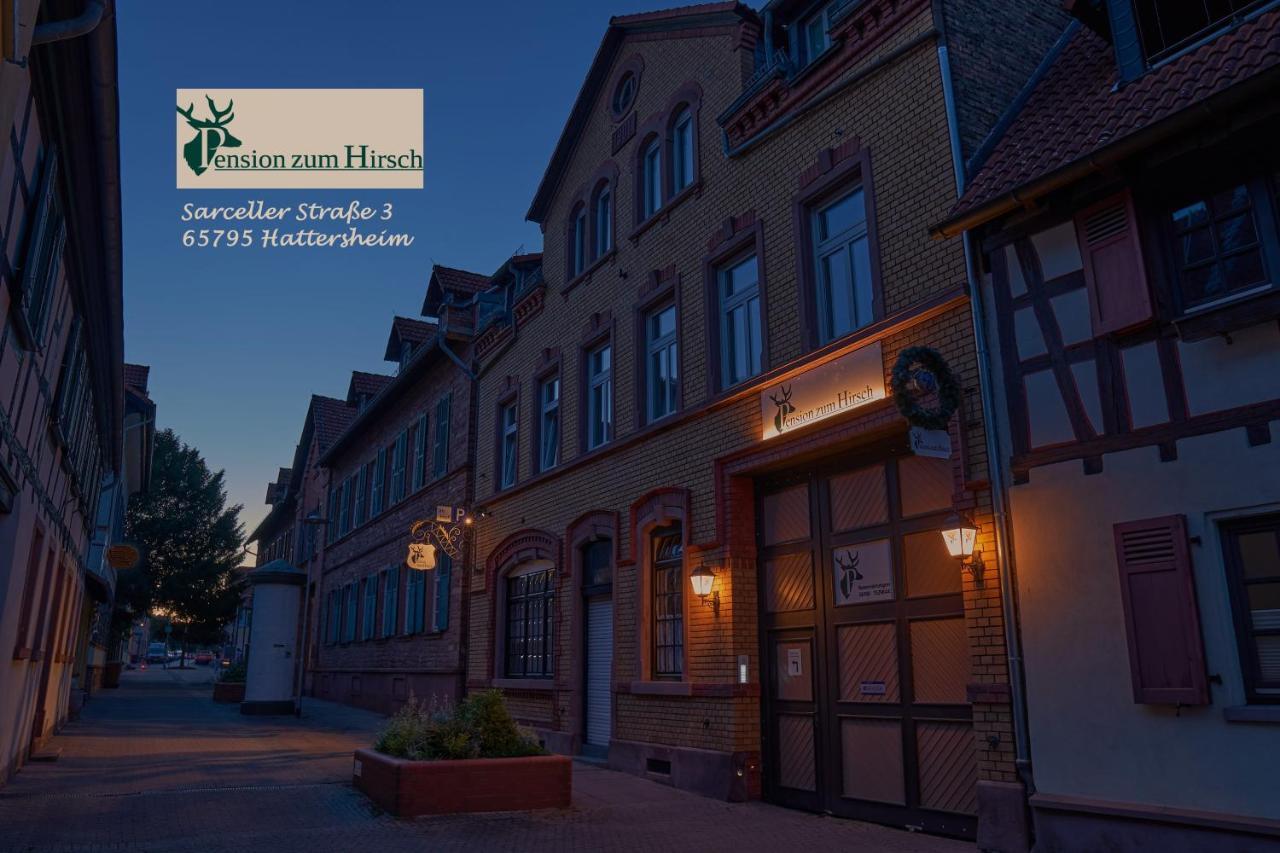Hotel-Pension Zum Hirsch Hattersheim am Main Exterior foto